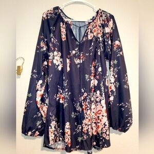 No Brand Long Floral Top
